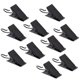 thumbnail image 1 of 2 X 10 Piezas Clips de Cortina Resistentes con Ganchos Clips de Resorte Clips para Colgar Clavijas Pin Negro 2 piezas, 1 of 8