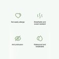 thumbnail image 4 of Patch Autocollant pour Hommes, Couverture pour Hommes Excellente Invisibilité 4,5 cm Jetable Rond pour Sports Couleur Peau, Blanc, 4 of 7