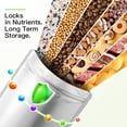 thumbnail image 6 of 150PCS Mylar Bags with 300cc Oxygen Absorbers, 8 Mil Thicker Long Term Food Storage Bag, 1 Gallon 10x14 7x11 6x9 4x6 Stand-up Zipper Resealable Heat Sealable for Airtight Smell Proof Packaging, 6 of 6