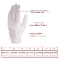 thumbnail image 3 of Golf Gloves Left Hand for Sports Protection, Men and Women's Anti-Slip, Wear-Resistant, Shock-Absorbing, Breathable, Outdoor Sports Gloves All Weather Grip, 3 of 3