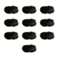 thumbnail image 2 of Fake Ball DIY Knitting Beanie Hats Art 10 Pieces for Scarves Clothes , Black, 2 of 9