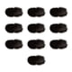 thumbnail image 2 of Pompones de piel sintética BLESIY bolas de pompones negro, 2 of 8