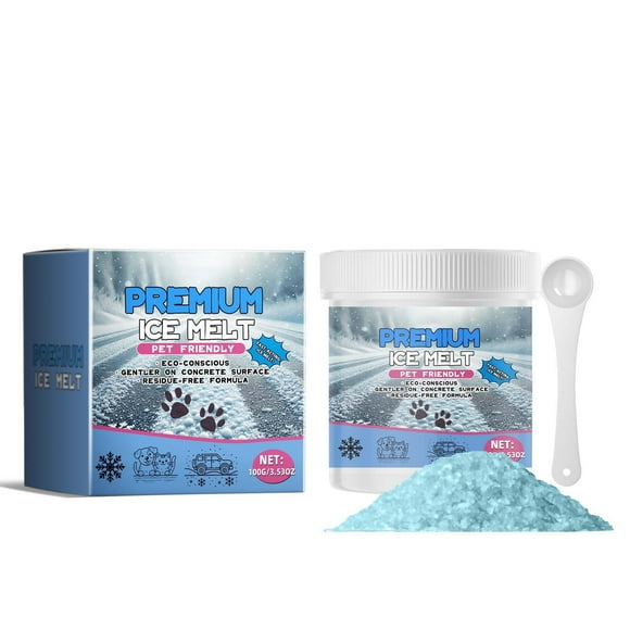Panties for Women Ice Melt, Effectively Melt Ice And Snow While Reducing Potential Impacts On The Environment And Vegetation 0.22lb(with Scoop)
