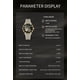thumbnail image 5 of Reloj mecánico impermeable de cuerda automática para hombre de 42 mm Gris, 5 of 5