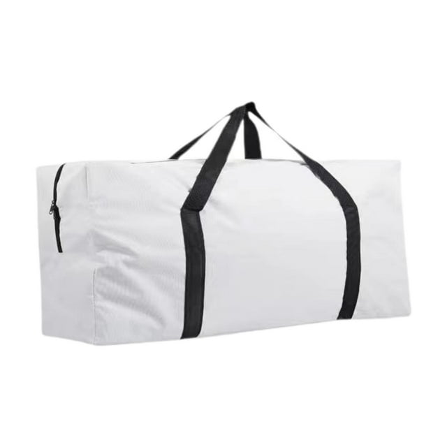 V Herramientas de barbacoa Carry Bag Organizador de almacenamiento de utensilios Oxford Plegable Tabla de almacenamiento de mesa de almacenamiento White 69CMX19CMX22CM