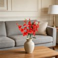 thumbnail image 6 of Artificial Gladiolus Flower Stems with 5 Branches for Vase, Faux Silk Gladiolus for Wedding Centerpiece and Home Decor, Fade Resistant Fake Flowers for Indoor and Outdoor Display, 6 of 6