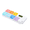 rainbow color, variant on Smart Weekly Pill Organizer with Programmable Alarm, 7-Day Electronic Tablet Planner for Medication Reminders, 100% New BPA-Free Plastic Case for Travel & Home Emergency
