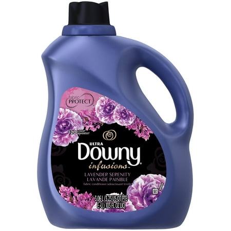 Downy Infusions Lavender Serenity Liquid Fabric Conditioner (Fabric Softener), 120 Loads 103 fl