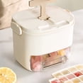 thumbnail image 4 of Tong Tray With Lid And Ice Storage 52 Ice Cubes And Release Ice Drawer Style Portable Ice Maker With Container For Home Camping, 4 of 6