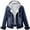 Z-246Dark Blue, variant on FAOWME Women Vintage Denim Coat With Pocket Plush Lined Long Sleeve Button Down Distressed Patchwork Drawstring Fashion Jacket For Daily Wear,Blue,L
