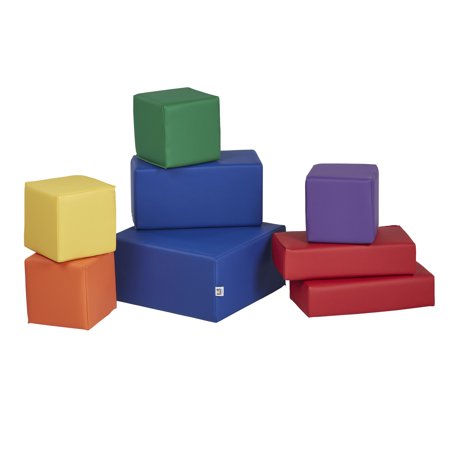 SoftZone® Stack-A-Block Set 8-Piece - Primary