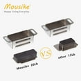 thumbnail image 5 of Mousike Cabinet Magnets Magnetic Door Catch Stainless Steel Door Magnet for Kitchen Bathroom Cupboard Wardrobe Closet Closures Cabinet Door Drawer Latch 20 lbs(20Pack), 5 of 7