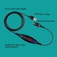 thumbnail image 3 of Cable adaptador USB compatible de Plantronics QD a USB tipo A, 3 of 7