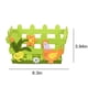 thumbnail image 3 of Portátilcesta de Algodón No tejido,Contenedor de Decoración Pascua,Almacenamiento de Textil para Hogar,Organizador de Jardín,Estantería de Muebles,Resistente,2-Tier de Metal,para Dormitorio, 3 of 9
