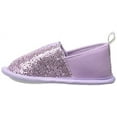 thumbnail image 4 of Luvable Friends Baby Girl Crib Shoes, Lavender Spark, 0-6 Months, 4 of 5