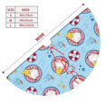 thumbnail image 3 of Yiaed Gnome Pool Party Print Christmas Tree Skirt , Tree SkirtsTree Mat for Christmas Winter Holiday Indoor Decorations-36", 3 of 7