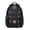 Sun and Moon, variant on Moth and Skeleton Gothic Pattern Backpack for School, Cute School Bag with Adjustable Shoulder Straps and Padded Back, 15.3"x11"x6.7"
