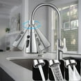 MERILER 360° Rotatable Faucet Extender Stainless Steel Aerator for