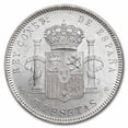 thumbnail image 2 of 1898 SG-V Spain Silver 5 Pesetas Alfonso XIII BU, 2 of 2
