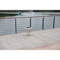 thumbnail image 2 of 31" X 29" X 29" Gray Aluminum Side Table, 2 of 2