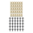 thumbnail image 2 of de tuercas en U, reemplazo directo J98 + J260 Tornillo de guardabarros Tornillos de cabeza hexagonal Instale fácilmente piezas de automóvil , 30 piezas J260 30 30 piezas J260 30 piezas J98, 2 of 7