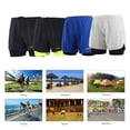 thumbnail image 7 of Lixada Lixada Men's 2-in-1 Running Shorts Quick Drying Breathable Active Training Exercise Jogging Cycling Shorts with Longer Liner, 7 of 7