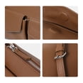thumbnail image 3 of Genuine Leather Cowhide Hobo Bag, Women's Retro Pocket Underarm Crossbody Purse, 3 of 11