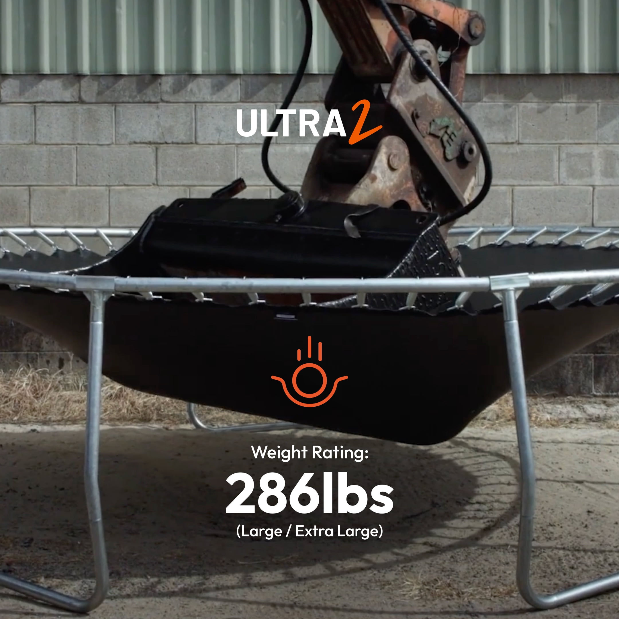 VULY Ultra 2 Extra Large 15ft Trampoline with Enclosure - Round Kids Trampolines