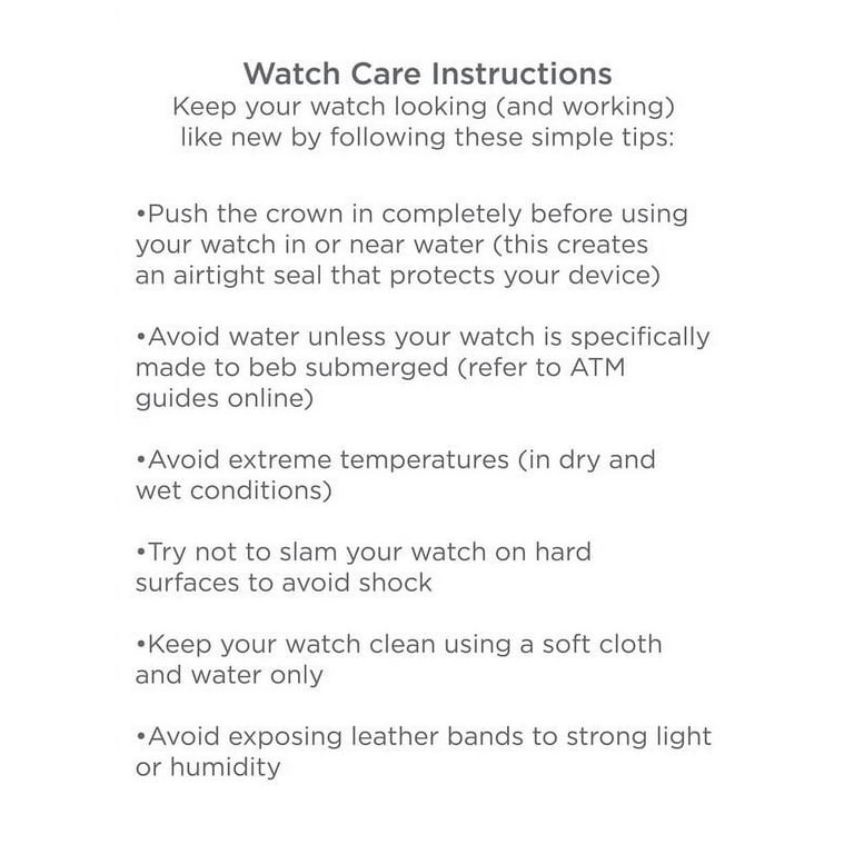 Relic watch instructions best sale