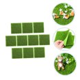thumbnail image 4 of WESIEVYA 10Pcs Artificial Grass Patch For Privacy Shielding And Wall Decor, 4 of 8