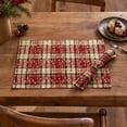 thumbnail image 4 of Christmas Plaid Placemats Place Mats Check Placemat Table Mats Decorative Kitchen Table Placemats, 4 of 7