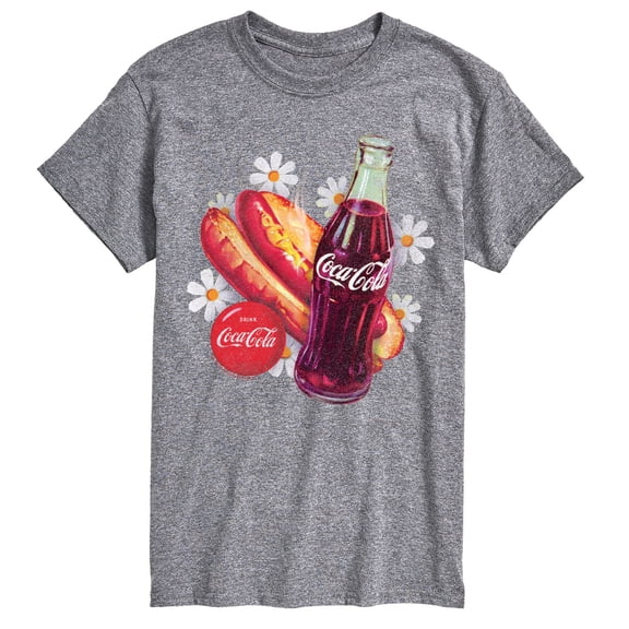 Coca-Cola - Coke And Hotdog And Flowers - Men's Short Sleeve Graphic T-Shirt