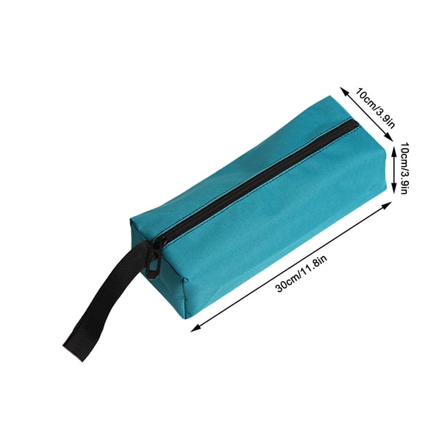 Agiferg Organisateur d'Outils de Réparation Sac de Rangement en Tissu Oxford Petit Sac à Outils avec Fermeture Éclair Pochette Imperméable Porte-Outils