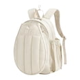 thumbnail image 1 of DYNWAVECA Tennis Racket Bag Container Carrying Bag Player Zipper Pickleball Paddle Bag White, 1 of 9