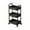 Black, variant on TUTUnaumb 3-Tier Rolling Storage Cart With Wheels, Bathroom Organizer Utility Cart Room Organization Mobile Shelving Unit with Handle, Movable Storage Organizer for Kitchen Bedroom Office-White