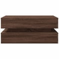 thumbnail image 5 of vidaXL Coffee Table with LED Lights Brown Oak 90x50x40 cm, 5 of 5