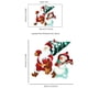 thumbnail image 2 of Colgante navideño para ventana Lindas pegatinas navideñas para ventana Calcomanías navideñas para ventana, 2 of 5
