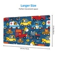 thumbnail image 3 of Kdxio Vehicles Cartoon with Funny Drivers Print Large Gaming Mouse Pad,Non-Slip Base,Water Resist Keyboard Pad for Gamer,Office & Home,29.5 x 15.8 in, 3 of 9