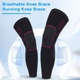 thumbnail image 3 of Tnobhg Breathable Nylon Knee Pads Keep Warm Pressure Fitness Long-tube Leg Protection for Sports Outdoor Activities, 3 of 8