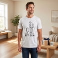 thumbnail image 4 of Father and Daughter Cotton T-Shirt - EST 2026 First Father's Day Gift Tee, 4 of 6