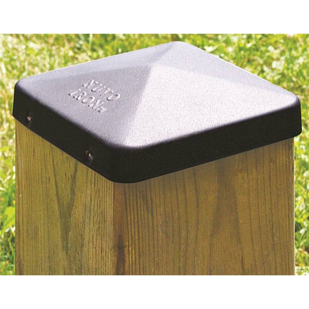 5896147,POST CAPS,ROUND ENDS ,BLACK,,Size In=5.5 x