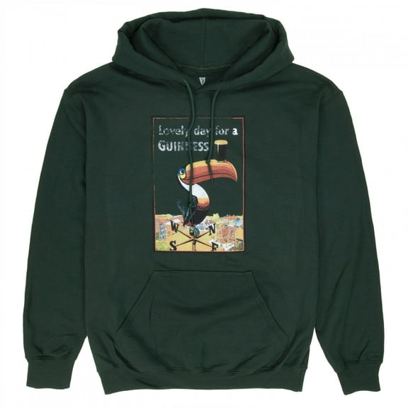 Guinness Toucan Lovely Day for a Guinness Pullover Sweatshirt Hoodie-Small