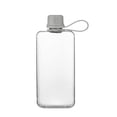 thumbnail image 1 of Ididg Botella De Agua Plana Frasco De Viaje Portátil 13.5 Oz Botellas De Agua Cuadradas Tritan Sin Bpa Botella De Agua Delgada A Prueba De Fugas Para Bolso Bolsillo De Viaje Deportes Fitness (Gris 13., 1 of 5