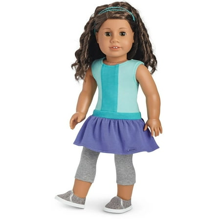 American Girl Truly Me Color Block Dress For 18" Dolls