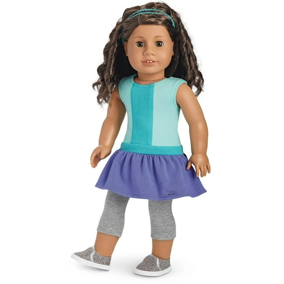 American Girl Truly Me Color Block Dress For 18" Dolls