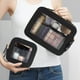 thumbnail image 2 of Set de bolsas de maquillaje de viaje FFPaw transparente a prueba de agua con cremallera, 2 of 7