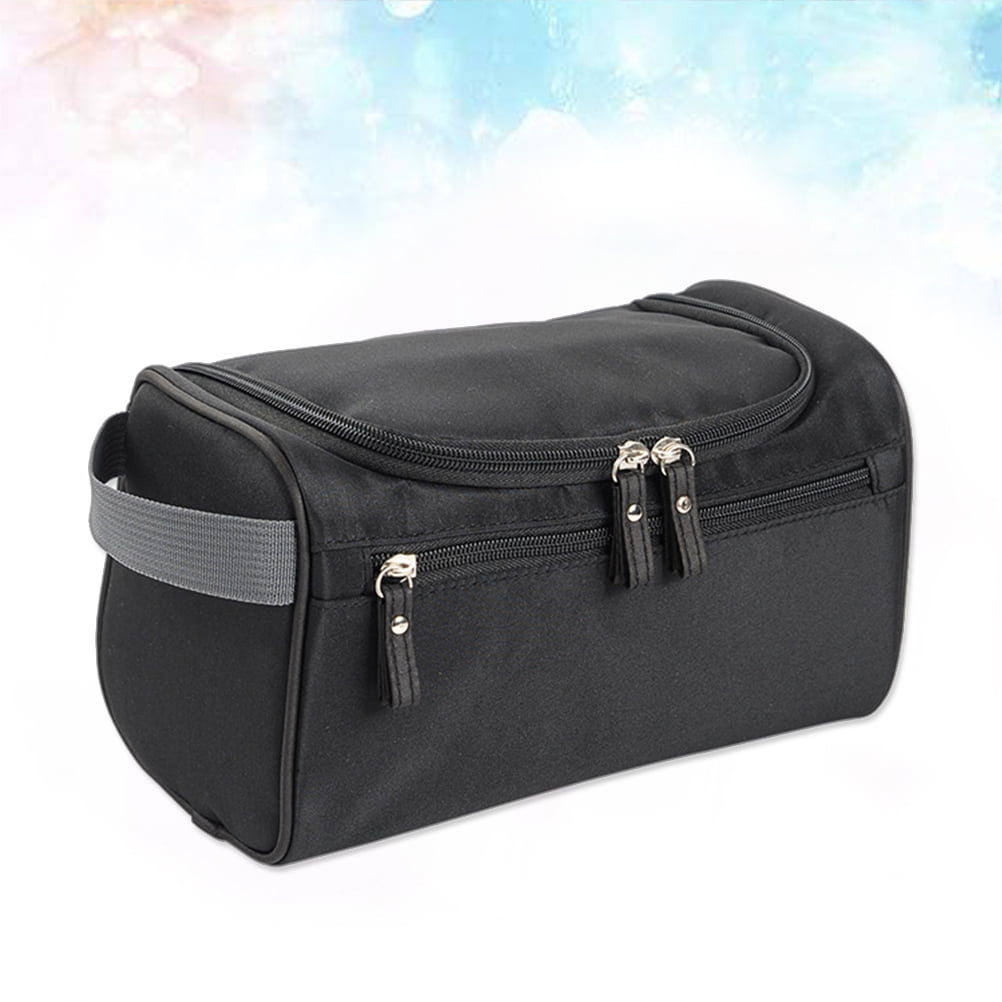 coach toiletry travel bag Men's Kit In Signature Canvas Signature coated canvas and smooth calf leather Inside multifunction pocket Zip closure recycled polyester lining Handle with 2 1/4 drop Outside open pocket 8 3/4 (L) x 5 (H) x 3 1/4 (W) Style No. COACH Outlet Small Travel Kit