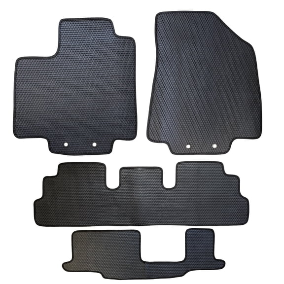 ecoMats All Weather Floor Mats for 2022 to 2026 Nissan Pathfinder (8 Seat), Full Set