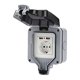 thumbnail image 2 of Toma de corriente doble para exteriores con USB, resistente al agua, toma de corriente eléctrica con caja de pared (individual), 2 of 5