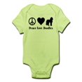 thumbnail image 1 of CafePress - Peace, Love, Doodles - Baby Light Bodysuit, 1 of 1